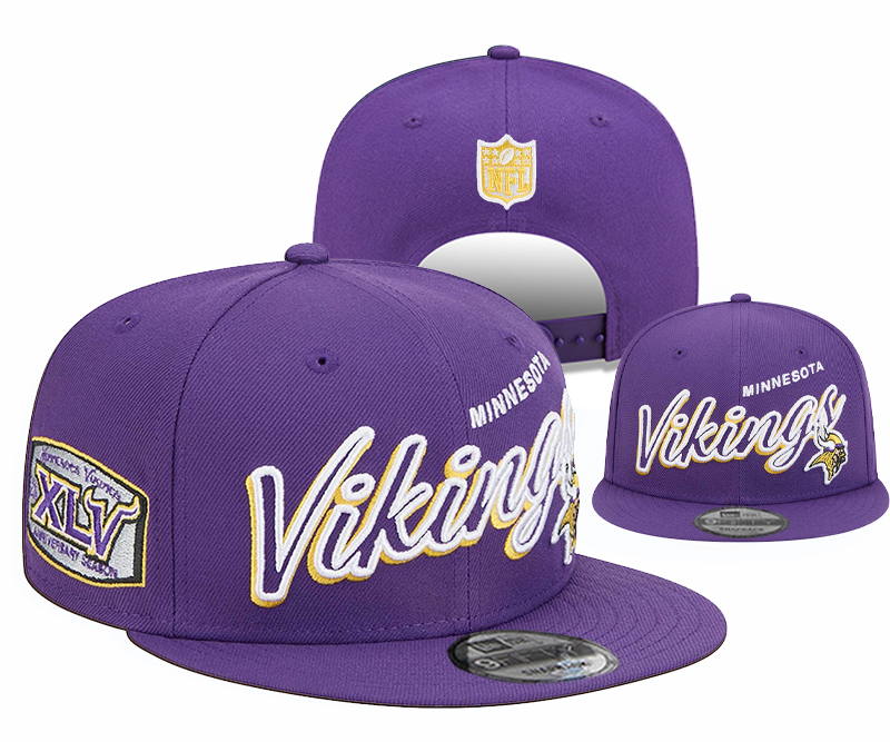 Minnesota Vikings 2025 Stitched Snapback Hats 004